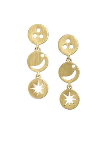 Sun, Moon & Stars Earrings