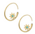 Hammock Star Hoop Ears with Lapis & Turquoise